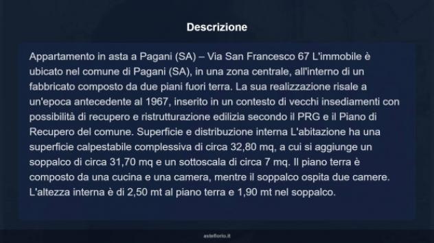 Immobile in asta di 37 m², box auto in vendita a Pagani - Foto 17