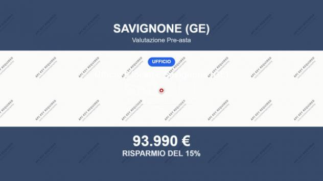 Immobile in asta di 120 m² con più di 5 locali in vendita a Savignone