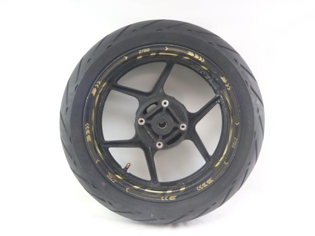 KAWASAKI Z 750 410730009R2 CERCHIO RUOTA POSTERIORE 17X5.50 03 - 06 REAR WHEEL SEGNI DI USURA - Foto 3