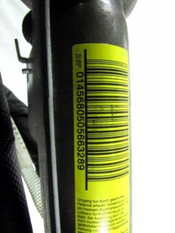 9645423980 AIRBAG A TENDINA SINISTRO PEUGEOT 407 SW 2.0 D 100KW 6M 5P (2005) RICAMBIO USATO - Foto 3