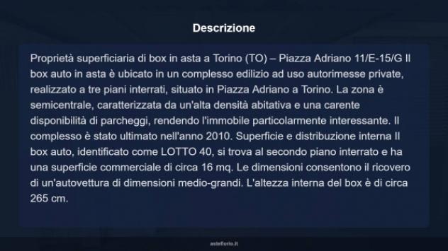 Immobile in asta di 16 m² in vendita a Torino - Foto 4