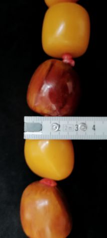SPETTACOLARE COLLANA ETNICA TRIBALE BERBERA DI COPALE CON CORALLI. - Foto 10
