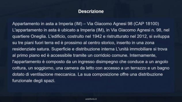Immobile in asta di 44 m² in vendita a Imperia - Foto 7