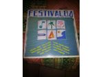 UN VINILE IN OTTIME CONDIZIONI,COMPLETO,ORIGINALE,33 GIRI:"FESTIVAL'84"(1984)STA