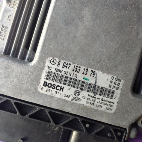 CENTRALINA MOTORE MERCEDES W211 E270 2.7 CDI BOSCH 0 281 011 346, 0281011346, A6 - Foto 3