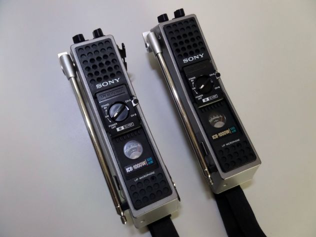 Radiotrasmittenti SONY ICB1000W  (anno 1973 ) funzionanti, perfette. - Foto 4