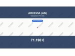 Immobile in asta di 134 m² in vendita a Arcevia