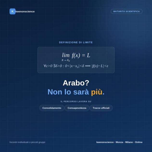 Preparazione scritto di Matematica - Maturità Scientifica