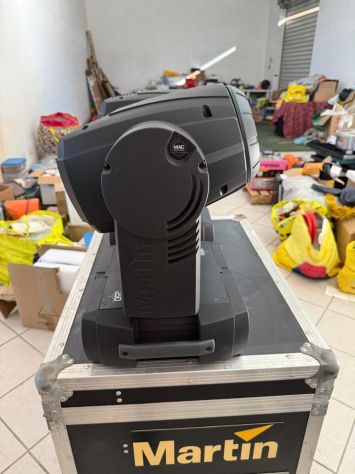 Coppia di Teste Mobili Martin con Flight Case. - Foto 6