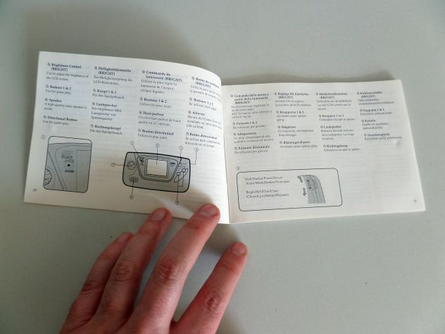 manuale istruzioni "SEGA GAME GEAR" ORIGINALE - Foto 3