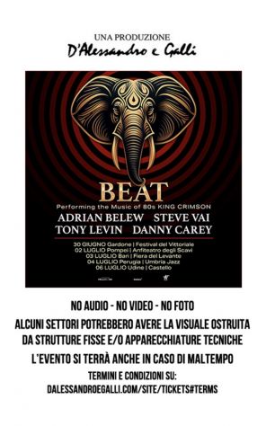 Biglietto per BEAT (King Crimson) - Foto 2