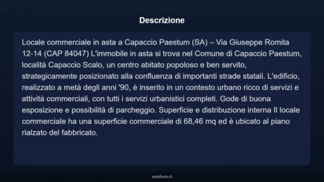 Immobile in asta di 68 m² in vendita a Capaccio Paestum - Foto 4