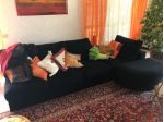 DIVANO ARTIGIANALE IN MICROFIBRA SFODERABILE