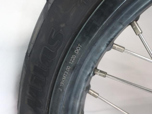 BENELLI TRK 502 X 44100P160000 CERCHIO RUOTA ANTERIORE 19X3.00 18 - 24 FRONT WHEEL - Foto 5