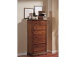 CASSETTIERA SETTIMINO ARTE POVERA IN LEGNO NOCE SCURO 6+2 CASSETTI