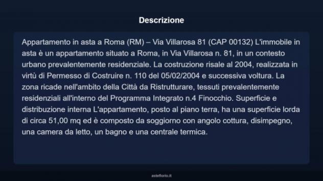 Immobile in asta di 51 m², box auto in vendita a Roma - Foto 4