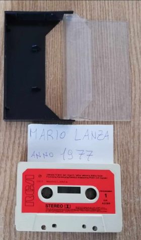 Musicassetta Mario Lanza album "Torna,caro ideal" RCA del 1977
