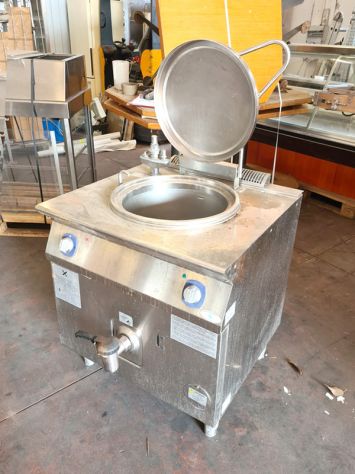 pentolone indiretto a gas professionale usato - Foto 5