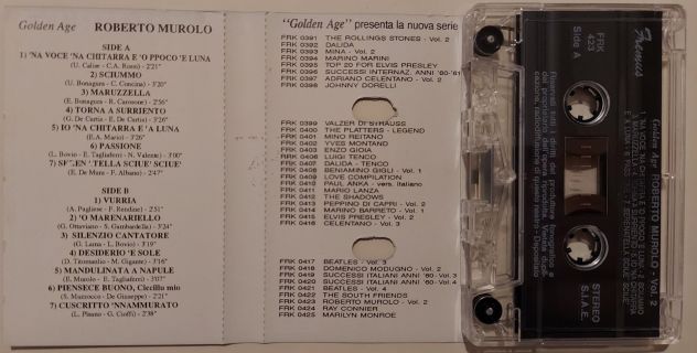 RARO!!MC Musicassetta (1991) ROBERTO MUROLO VOL.2 GOLDEN AGE, CDFR 0331 - Foto 4