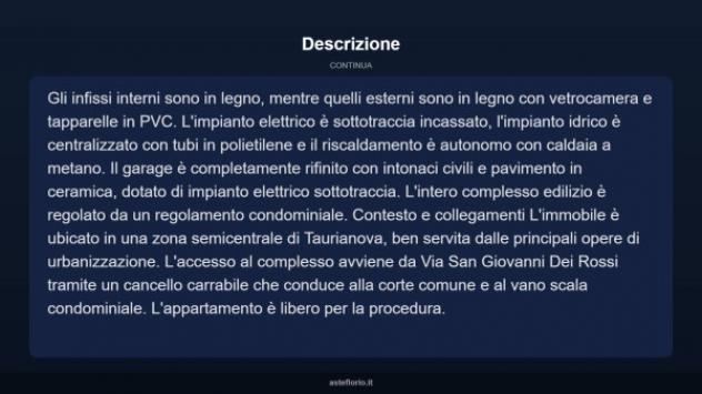 Immobile in asta di 94 m² con più di 5 locali e box auto in vendita a Taurianova - Foto 13