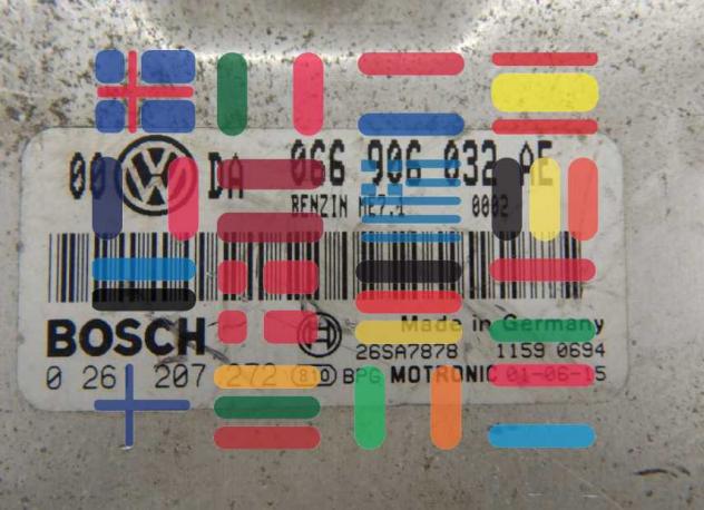 0261207272 066906032AE Volkswagen Passat centralina motore Bosch - Foto 2