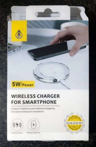 Pad per ricarica wireless ultra slim - Caricabatteria per smartphone - Foto 4