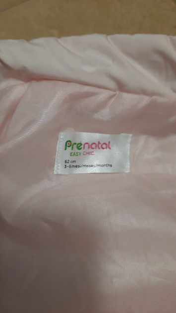 giubbino gilet senza maniche Prenatal neonata 3-6 mesi rosa - Foto 7