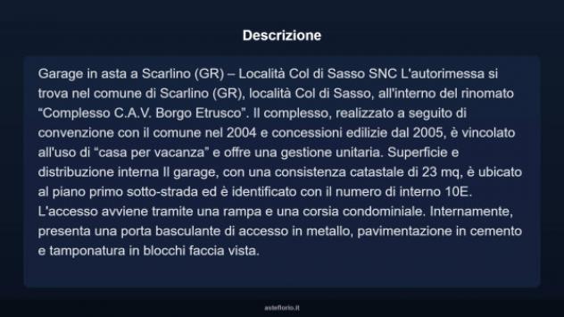 Immobile in asta di 23 m² in vendita a Scarlino - Foto 3