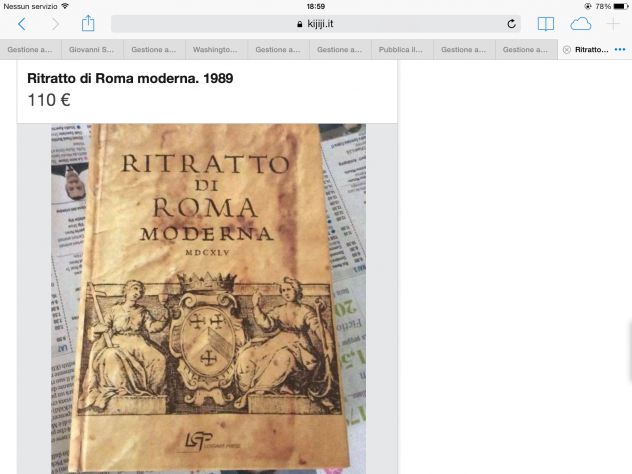Ritratto die Roma moderna. Introduzione di Maurizio Marini. Edizione anastatica.