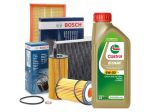 Kit Tagliando + Olio Castrol 5w30 Audi, Seat, Vw