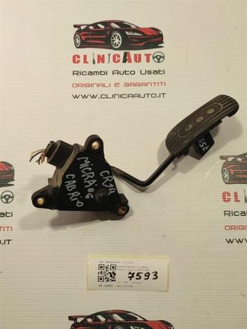 PEDALE ACCELERATORE NISSAN Micra Cabrio 18002AX700 (0510)