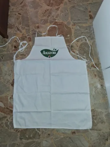 Lotto 3 Grembiuli interi Cucina Vintage Cotone e Impermeabile in Gomma Neoprene - Foto 6