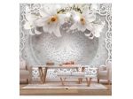 Fotomurale Adesivo Ornamentale Con I Fiori In 3d ARREDALACASA