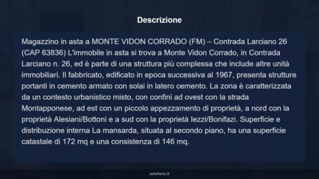 Immobile in asta di 172 m² in vendita a Monte Vidon Corrado - Foto 8