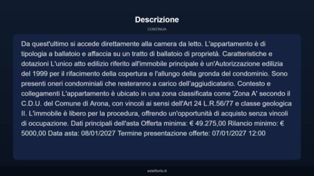 Immobile in asta di 70 m² in vendita a Arona - Foto 4