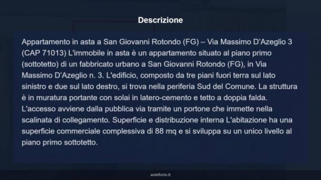 Immobile in asta di 88 m² in vendita a San Giovanni Rotondo - Foto 13