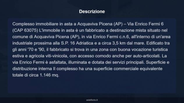 Immobile in asta di 1146 m² in vendita a Acquaviva Picena - Foto 6