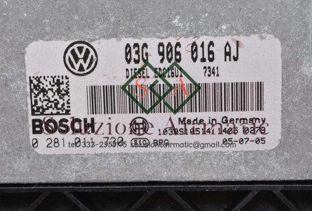 Volkswagen Golf V 2.0 centralina motore 03G906016AJ - Foto 2