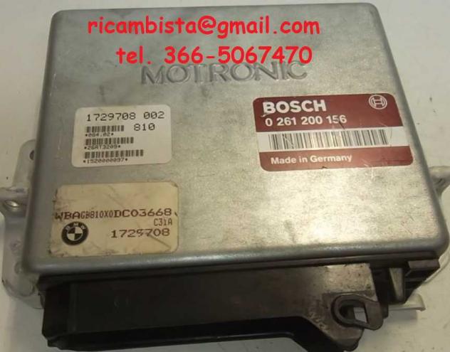 0261200156 BMW Serie 7 E32 centralina motore Motronic