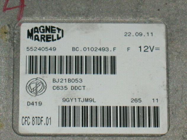 55240549 ECU cambio Fiat Alfa MAGNETI MARELLI 55240549 BJ21B053 - Foto 2