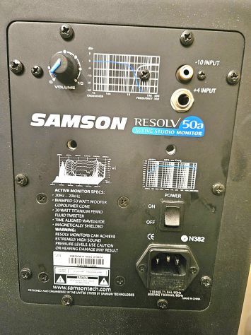 Coppia Monitor da studio Samson Resolv 50a - Foto 5
