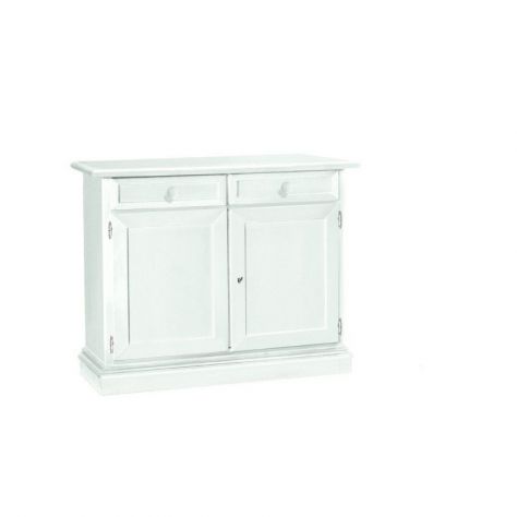 CREDENZA BIANCA 2A+2C 105x42x85CM