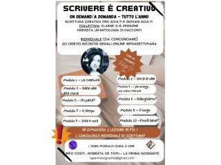 Corso di scrittura creativa di base in italiano online