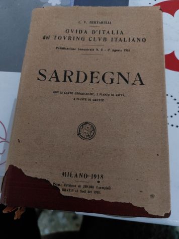 Guida d'Italia,TCI 1918,Sardegna