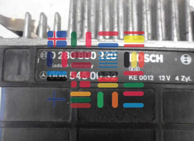 0280800220 0065450032 Mercedes 190 W201 centralina motore Bosch - Foto 2