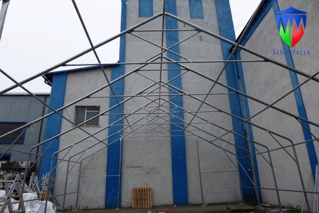 AGRITUNNEL TUNNEL RETRATTILI TENDOSTRUTTURE A RIMINI EMILIA 10 X 40 X 5,70 MT. - Foto 4
