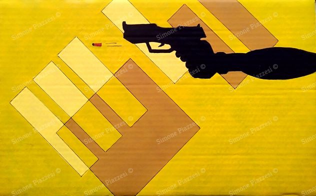 Quadro di Simone Piazzesi - BANG! (2021)