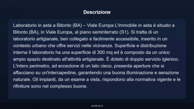 Immobile in asta di 300 m² in vendita a Bitonto - Foto 3