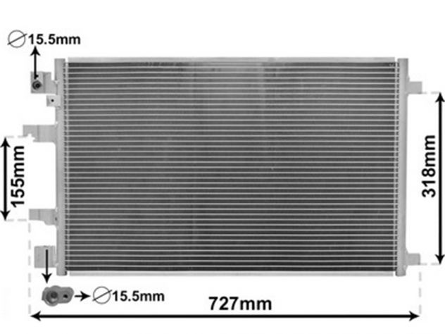 Compressore A/C per Nissan Qashqai Nrf denso radiatore A/C filtro - Foto 2