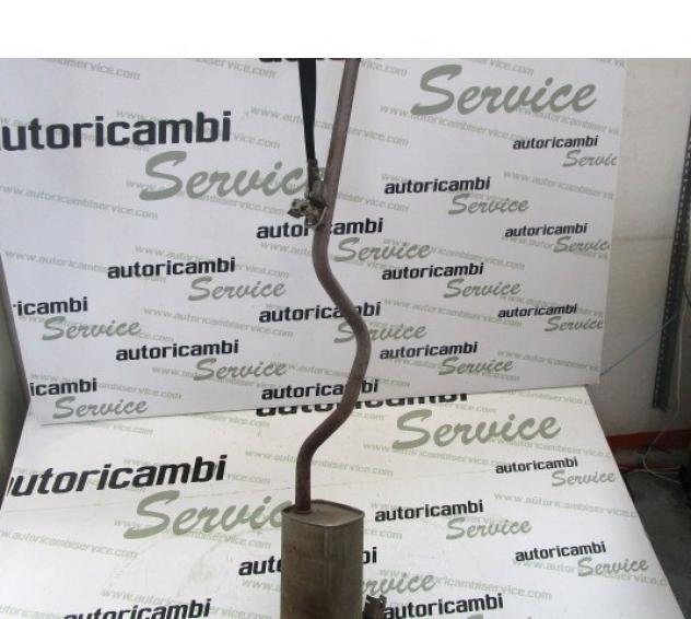 8200385653 MARMITTA TUBO DI SCARICO CON SILENZIATORE TERMINALE POSTERIORE RENAULT CLIO 1.2 B 55KW 5M 5P (2012) RICAMBIO USATO - Foto 2